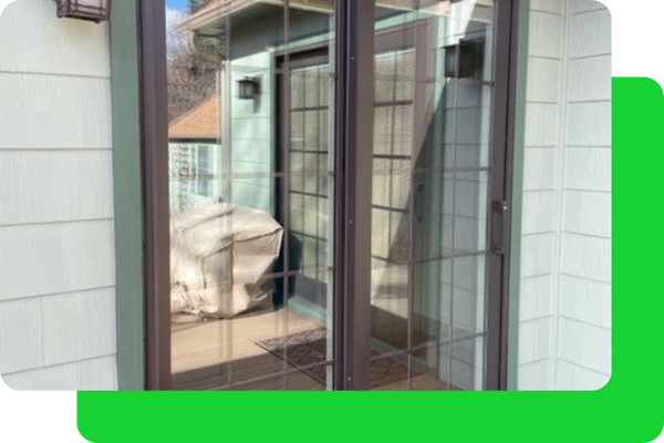 Energy efficient doors reducing heat loss