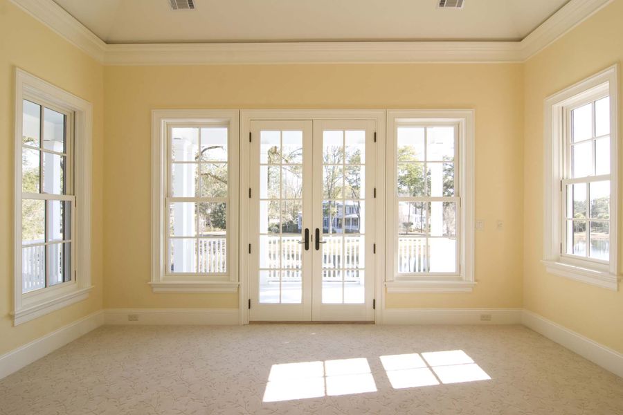 Classic double-hung windows with elegant design, perfect for traditional and modern homes