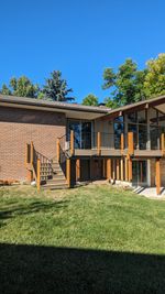 Completed siding and deck project