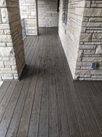 Completed siding and deck project