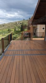Completed siding and deck project
