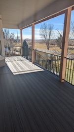 Completed siding and deck project