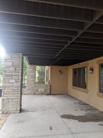 Completed siding and deck project